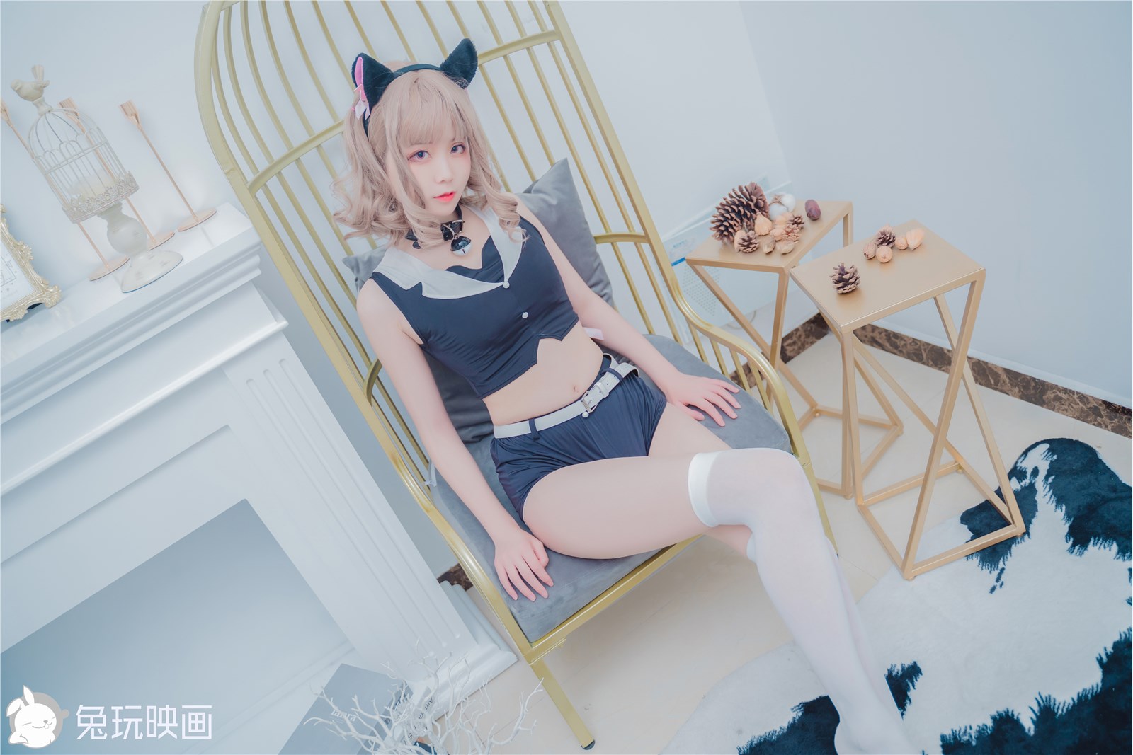 Rabbit Playing with Imagery VOL.070 Cute Meow Girlfriend(17)